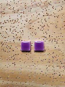 Square Stud in Shine - Click for More Color Options